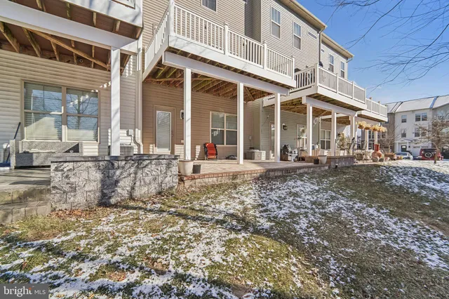 a front view of a building with street view