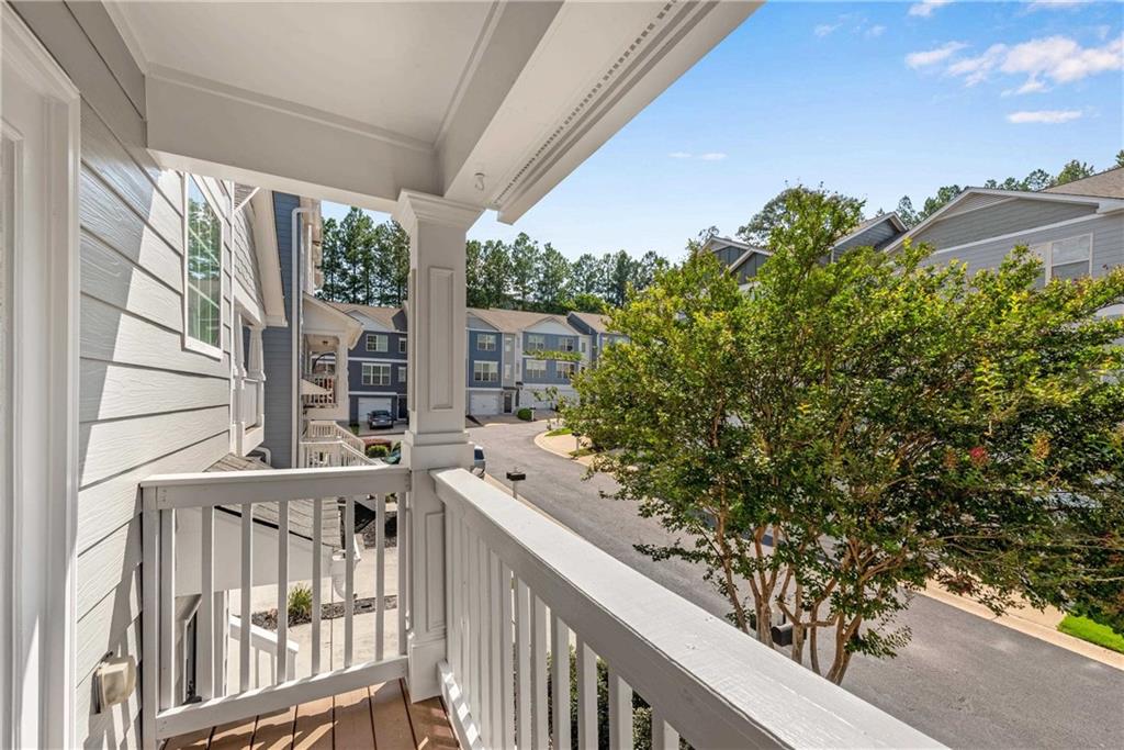 3039 Liberty Way Northwest Atlanta, GA 30318 - Photo 19 of 43 a view of a balcony with an outdoor space