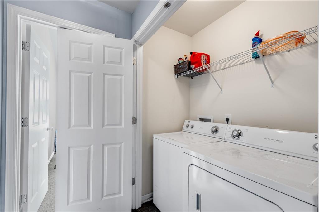 3039 Liberty Way Northwest Atlanta, GA 30318 - Photo 32 of 43 a utility room with dryer and washer