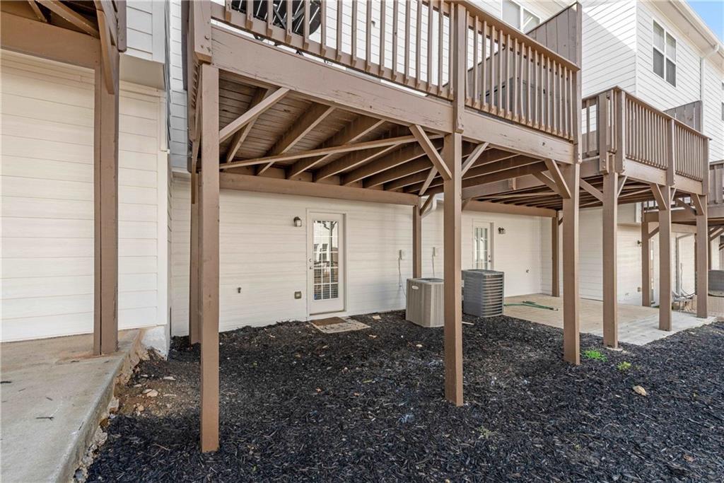 3039 Liberty Way Northwest Atlanta, GA 30318 - Photo 37 of 43 a view of a house with wooden deck