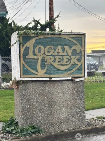 a view of a street sign