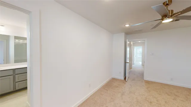 a view of an empty room