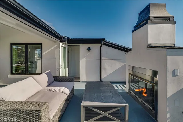 a view of city from balcony