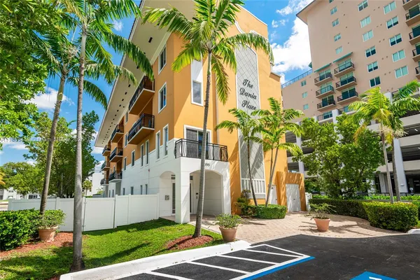 a view of a palm trees