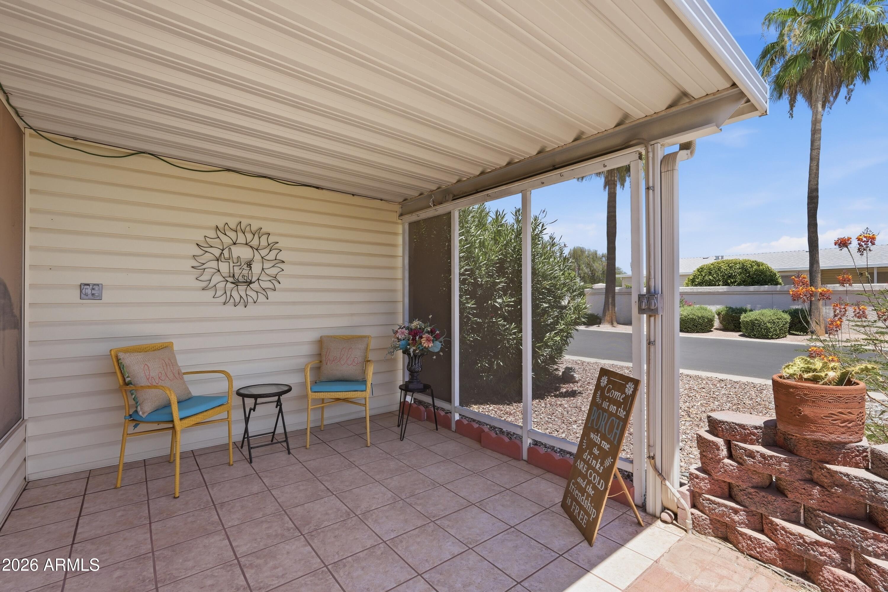 2550 South Ellsworth Road, Unit 208 Mesa, AZ 85209 - Photo 4 of 44 Covered screened back patio