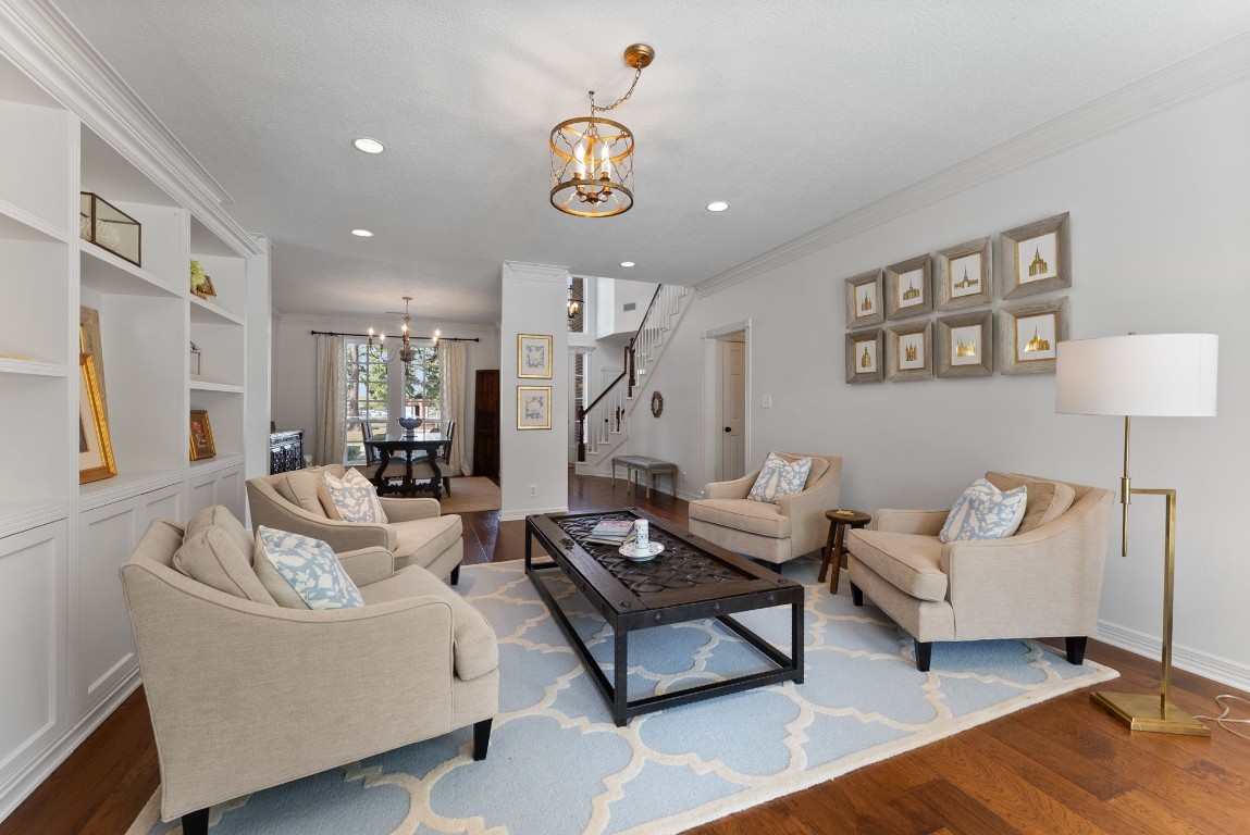 5503 Winding Ridge Drive Spring, TX 77379 - Photo 12 of 50 This living space provides a flexible area for a formal living room, music room or second family room downstairs.