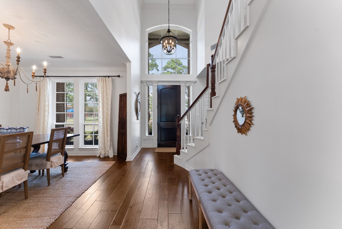5503 Winding Ridge Drive Spring, TX 77379 - Photo 8 of 50 This grand 2-story entry is the perfect space to welcome all into your home.