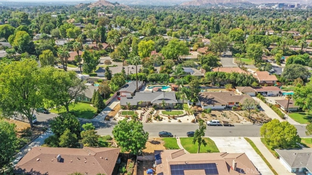 2065 Bronson Way Riverside, CA 92506 - Photo 71 of 75 an aerial view of residential houses with outdoor space and trees
