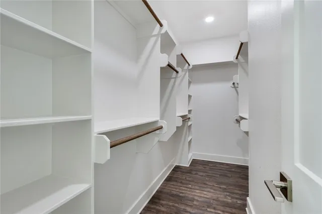 a view of walk in closet