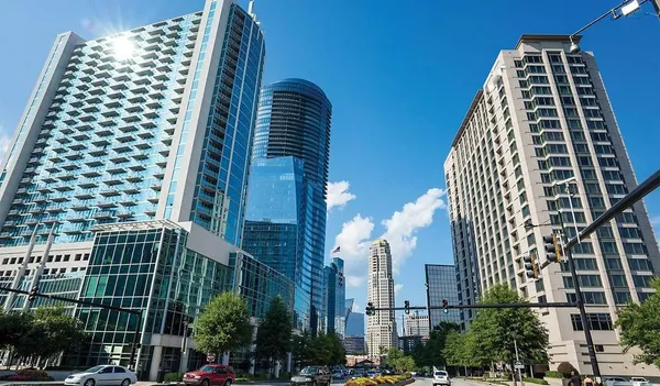 a front view of a building