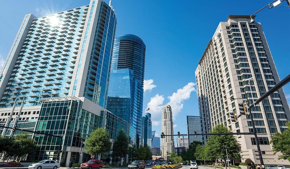 2171 Peachtree Road Northwest, Unit 3B3BA Atlanta, GA 30309 - Photo 15 of 17 a view of a city