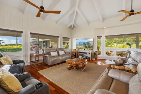 a living room with furniture or couch and a window