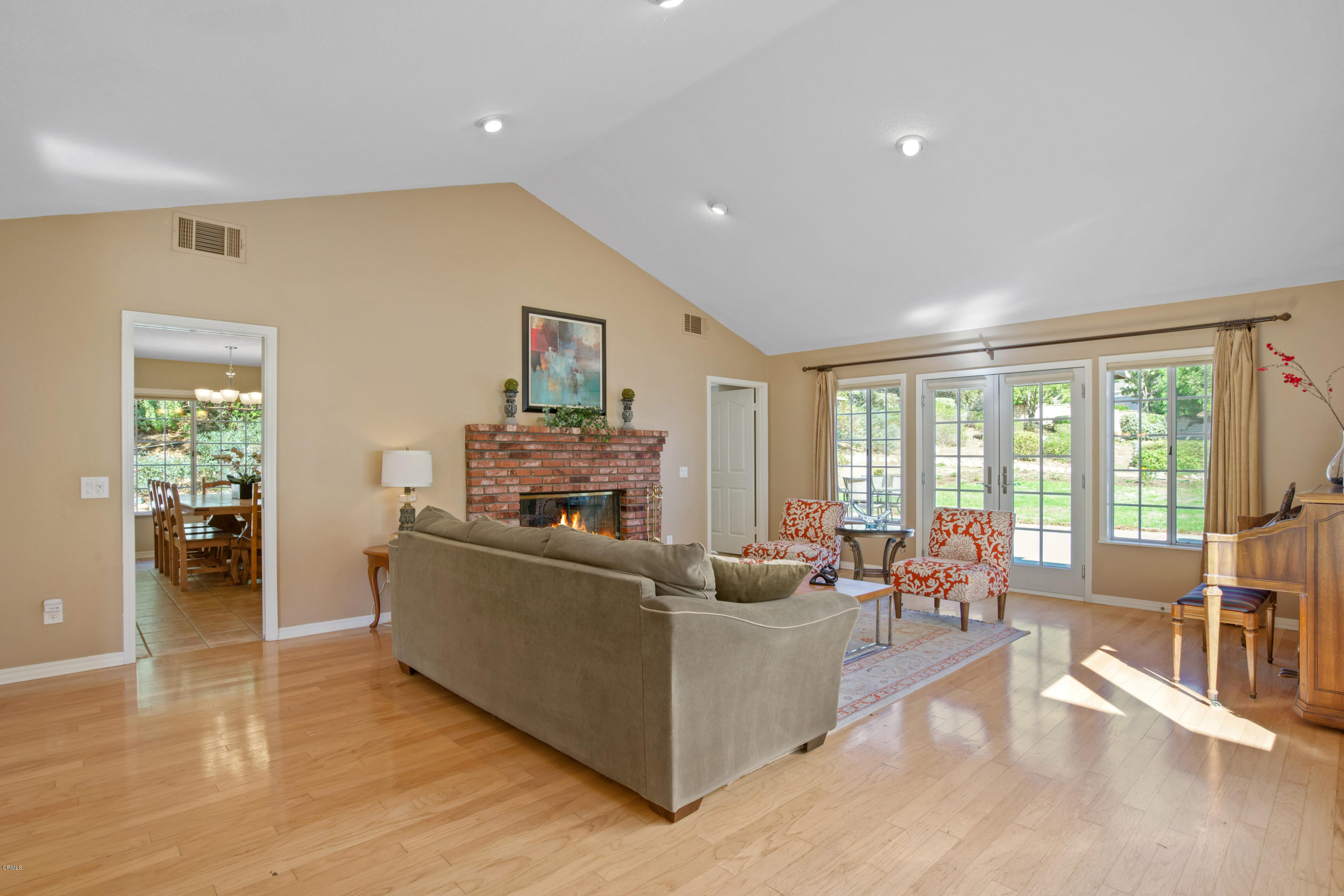6670 Armitos Drive Camarillo, CA 93012 - Photo 4 of 35 a living room with furniture and a fireplace