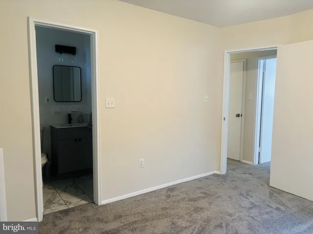 a view of an empty room