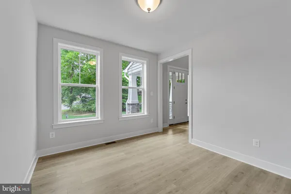 a view of empty room