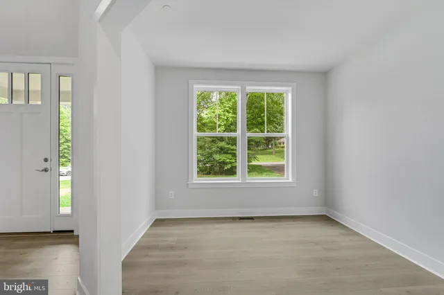 a view of an empty room