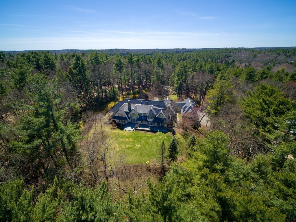 49 Possum Road Weston, MA 02493 - Photo 27 of 33 a view of a back yard from a balcony
