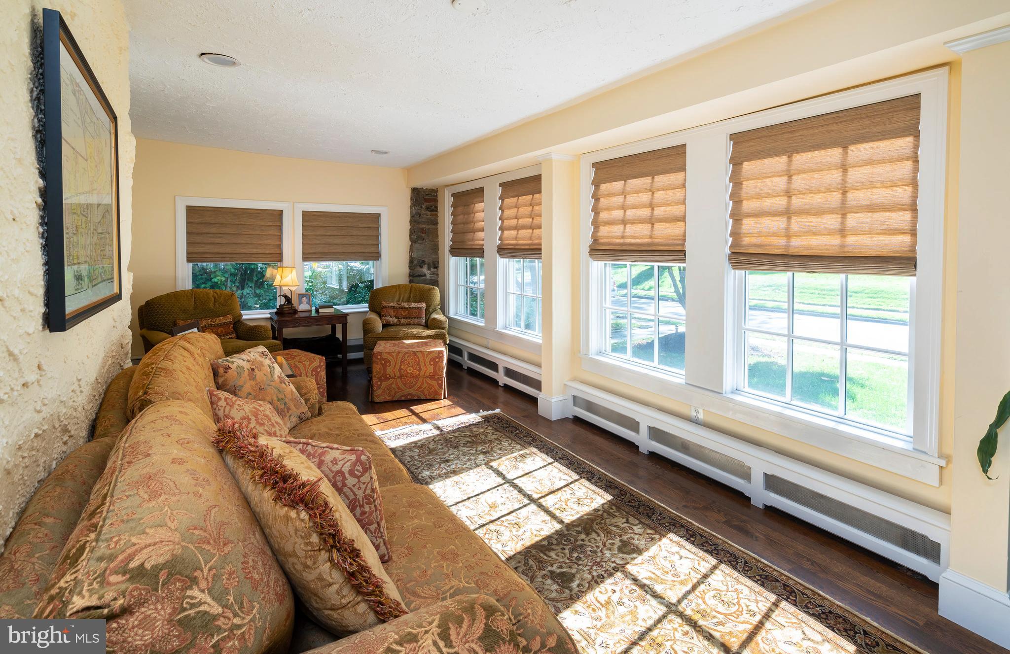 327 Valley Road Merion Station, PA 19066 - Photo 13 of 55 Spacious sunroom looks out onto street