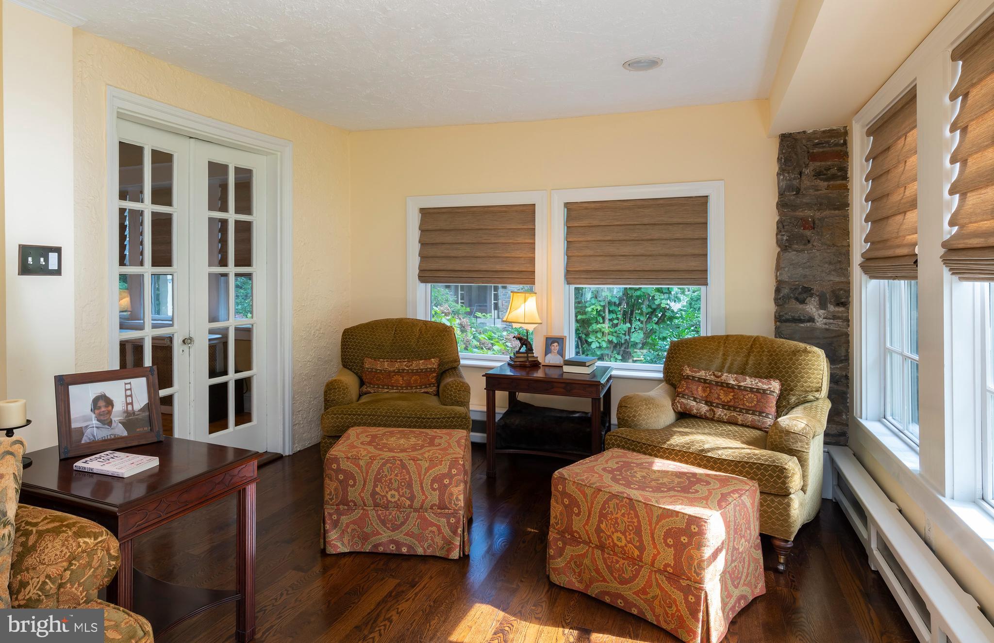 327 Valley Road Merion Station, PA 19066 - Photo 14 of 55 Sunroom with newer hardwood floors