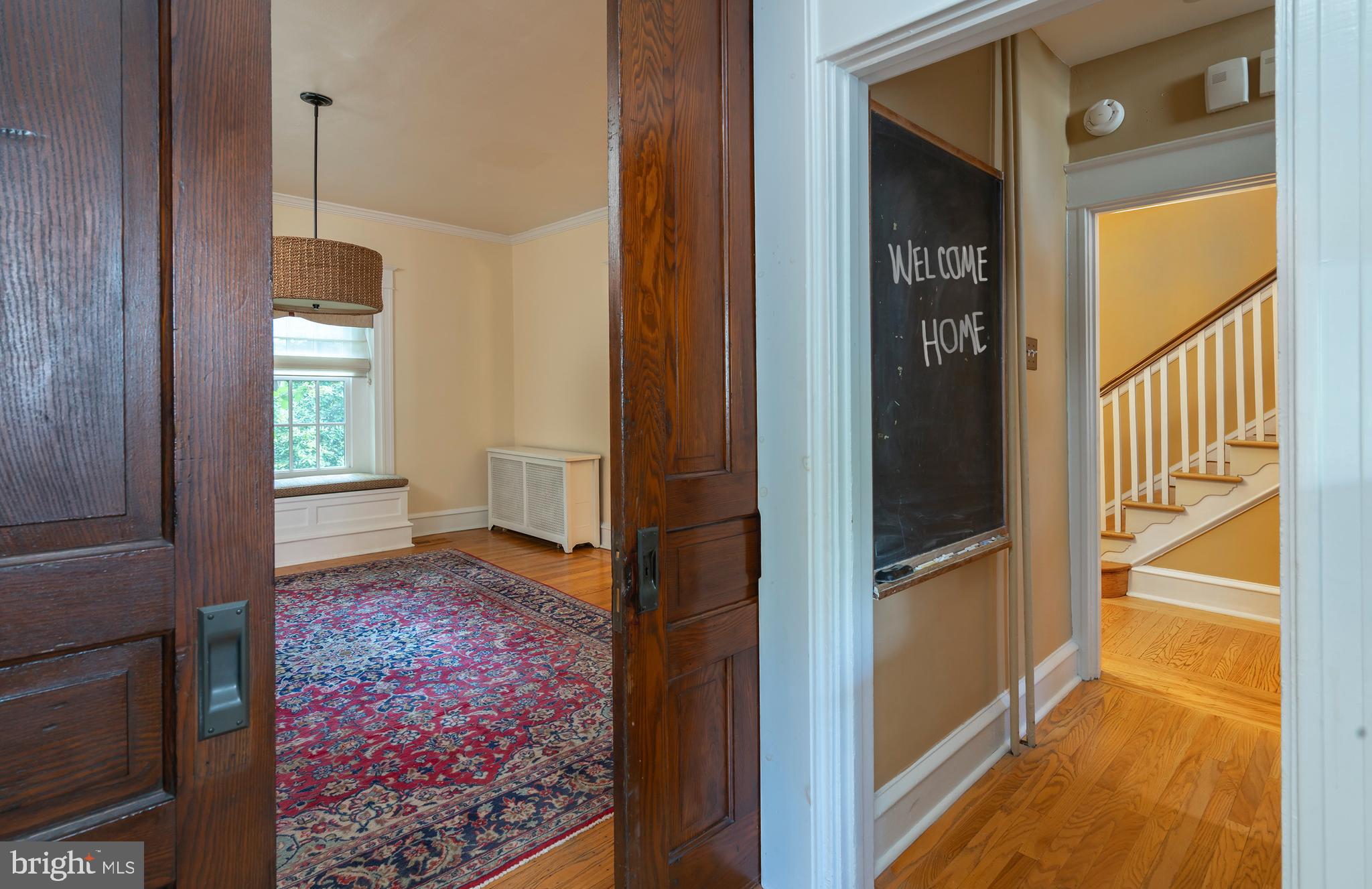 327 Valley Road Merion Station, PA 19066 - Photo 23 of 55 Gorgeous pocket doors connect kitchen and dining