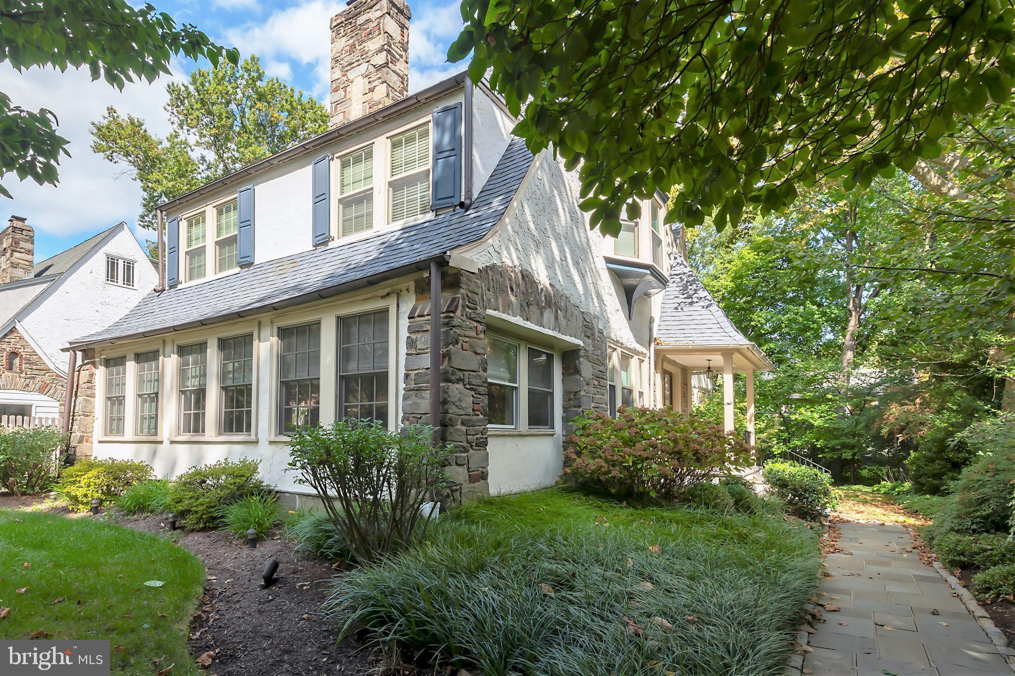 327 Valley Road Merion Station, PA 19066 - Photo 3 of 55 This home has a side-facing front entry.