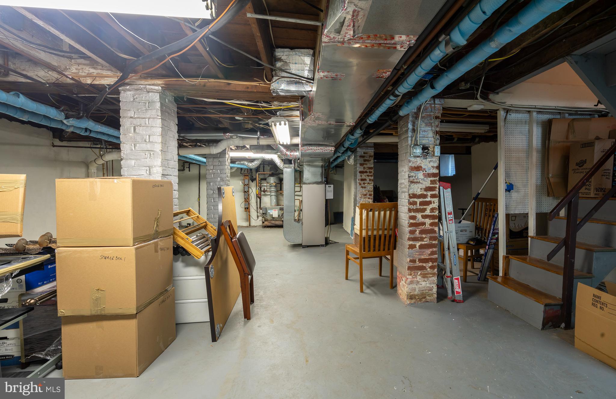 327 Valley Road Merion Station, PA 19066 - Photo 50 of 55 Large, unfinished basement