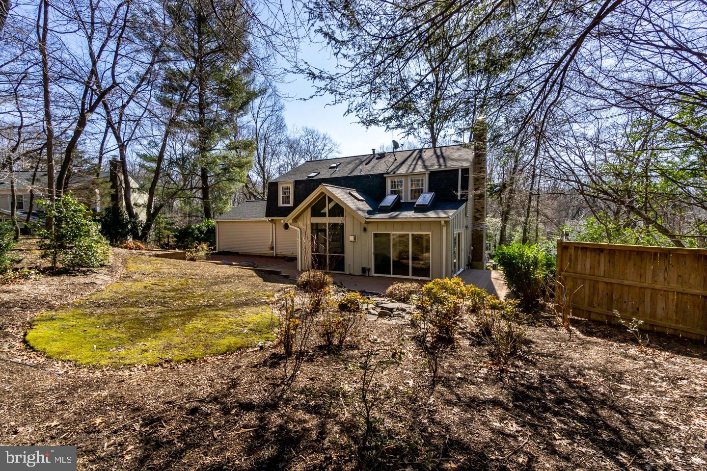 11416 Running Cedar Road Reston, VA 20191 - Photo 4 of 43 REAR VIEW OF HOME FROM YARD