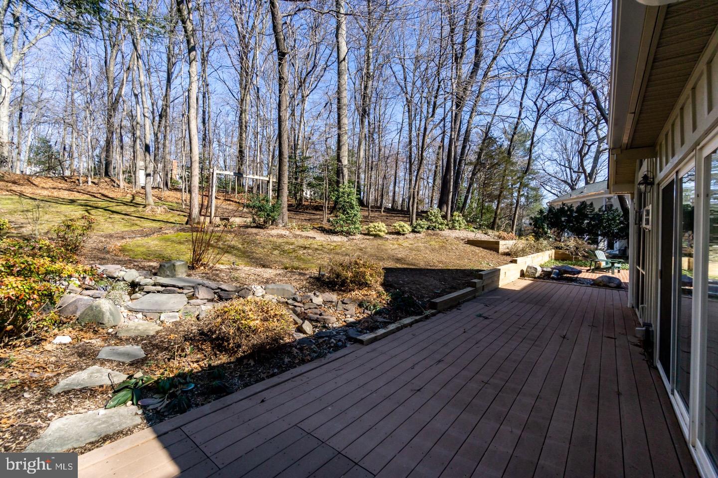 11416 Running Cedar Road Reston, VA 20191 - Photo 8 of 43 VIEW FROM TREX DECK TOWARDS REAR YARD