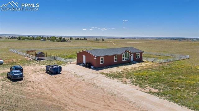 5929 North Log Road Calhan, CO 80808 - Photo 5 of 41 Aerial view
