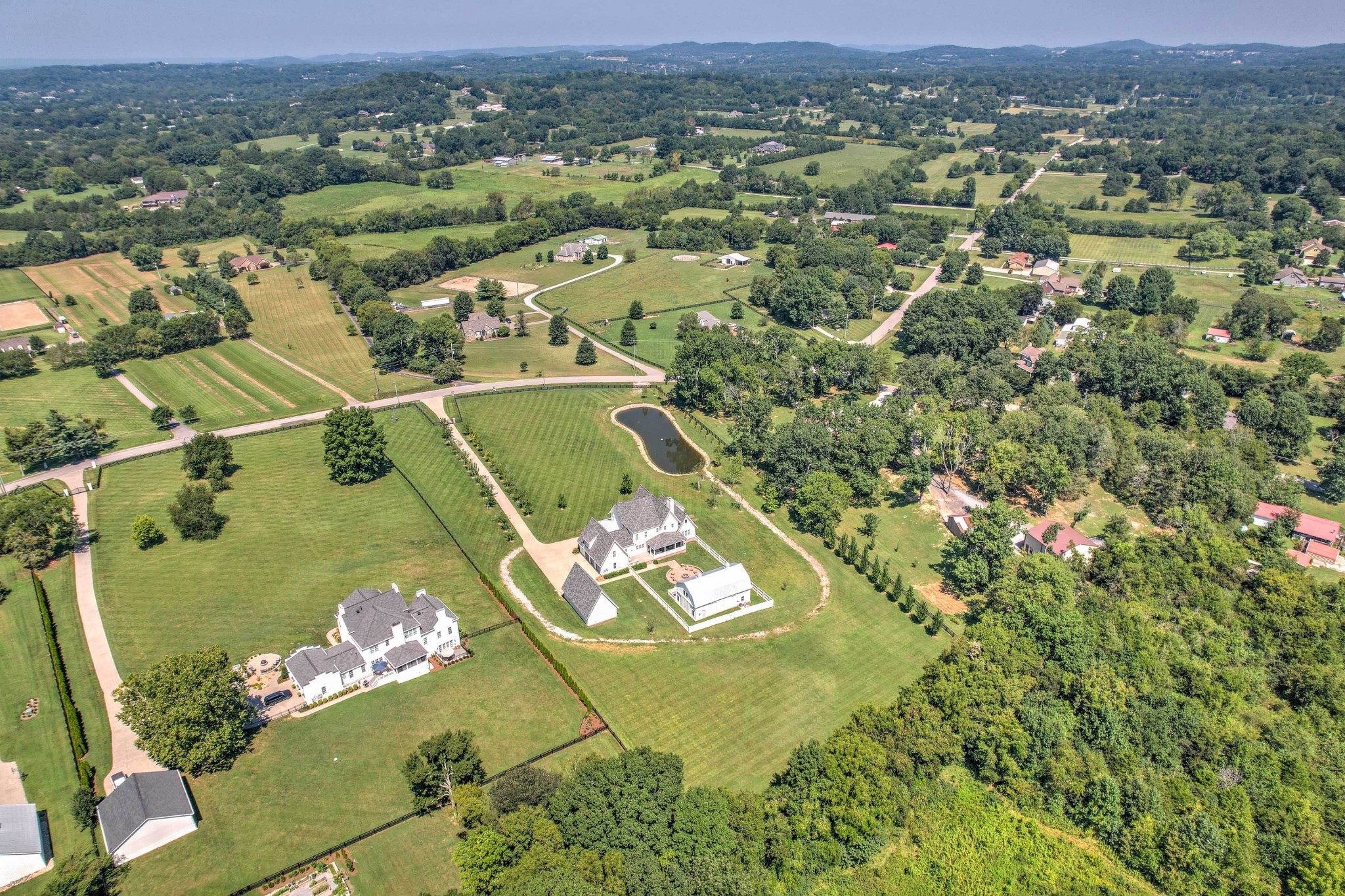 4108 Trinity Road College Grove, TN 37046 - Photo 13 of 70 an aerial view of a residential houses with outdoor space