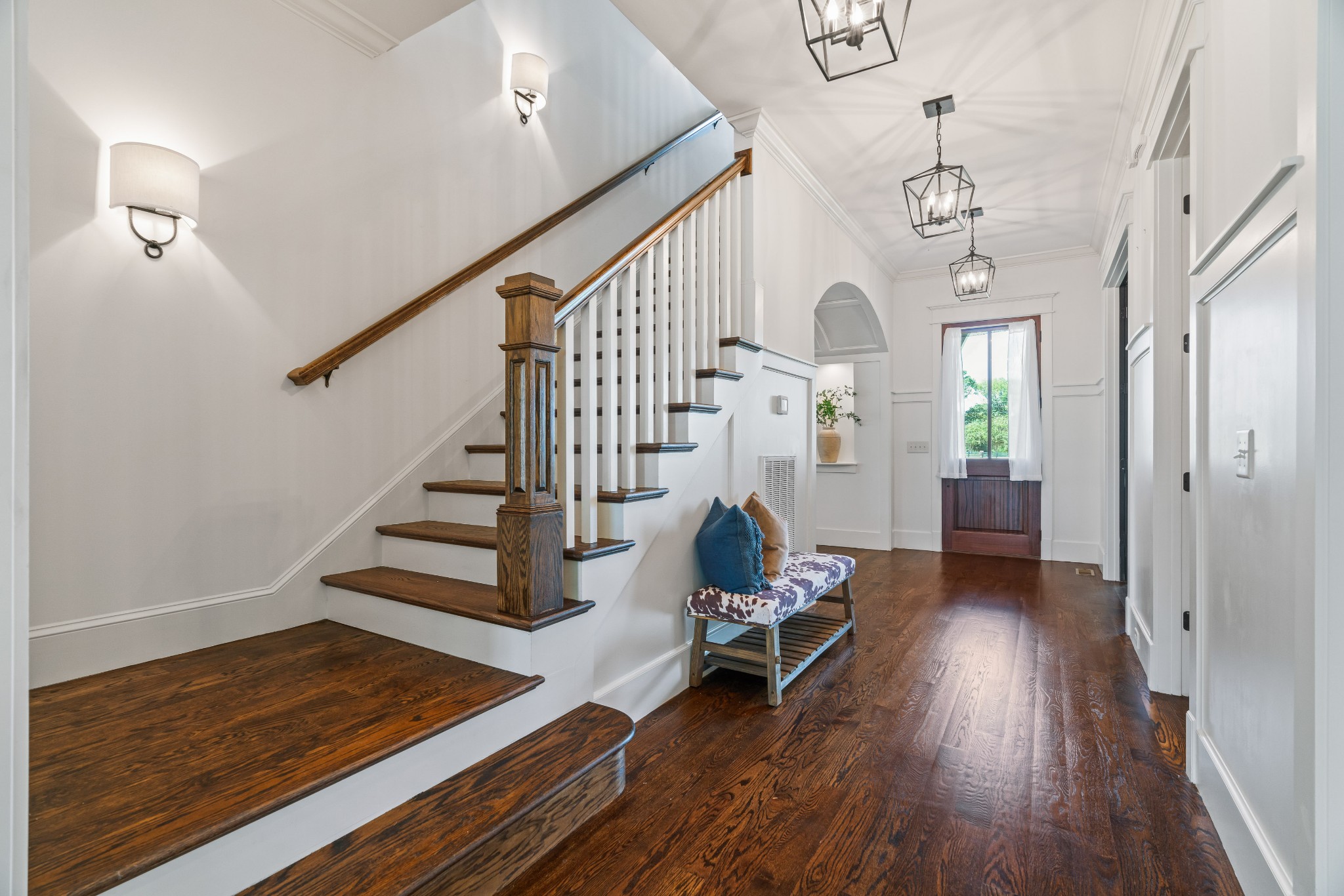 4108 Trinity Road College Grove, TN 37046 - Photo 17 of 70 a view of entryway livingroom and hall with wooden floor