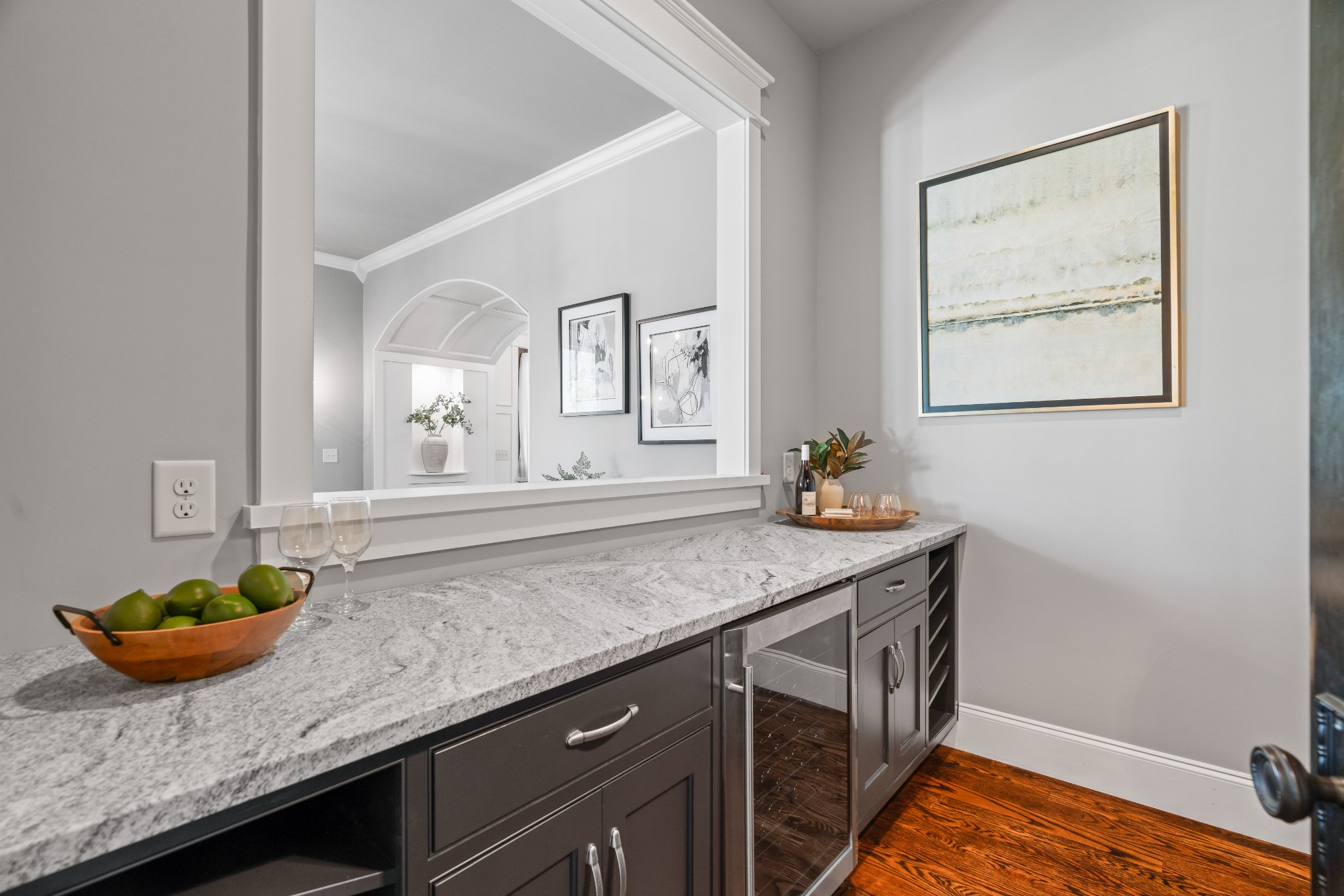 4108 Trinity Road College Grove, TN 37046 - Photo 23 of 70 a kitchen with stainless steel appliances granite countertop a sink a stove and a wooden cabinets