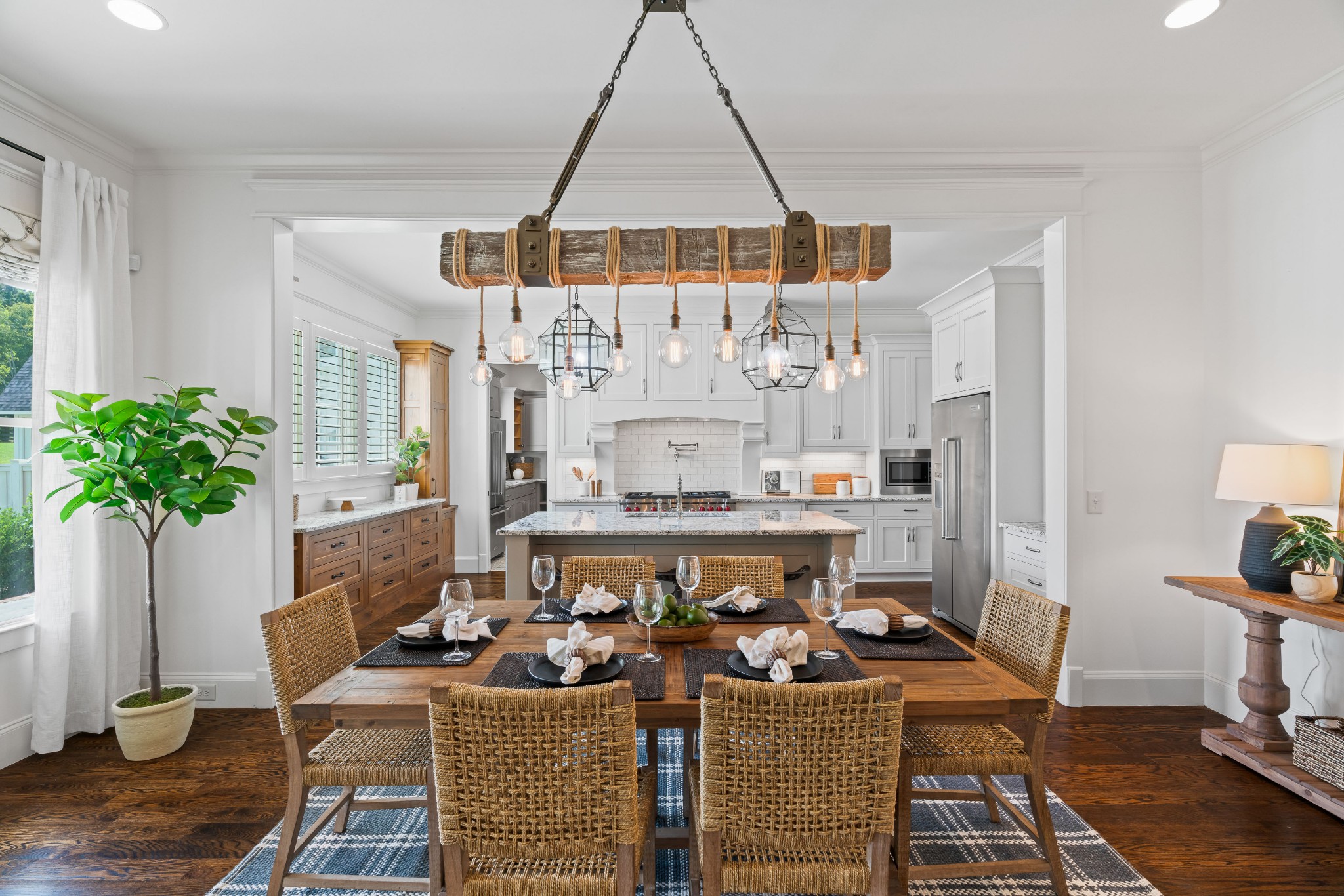 4108 Trinity Road College Grove, TN 37046 - Photo 30 of 70 a view of a dining room with furniture and wooden floor