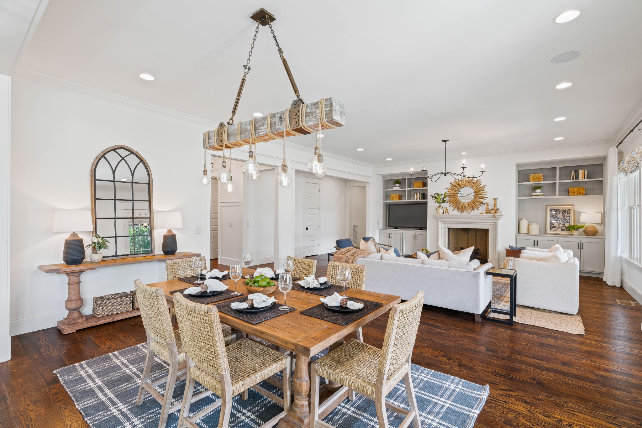 4108 Trinity Road College Grove, TN 37046 - Photo 31 of 70 a view of a dining room with furniture window and wooden floor