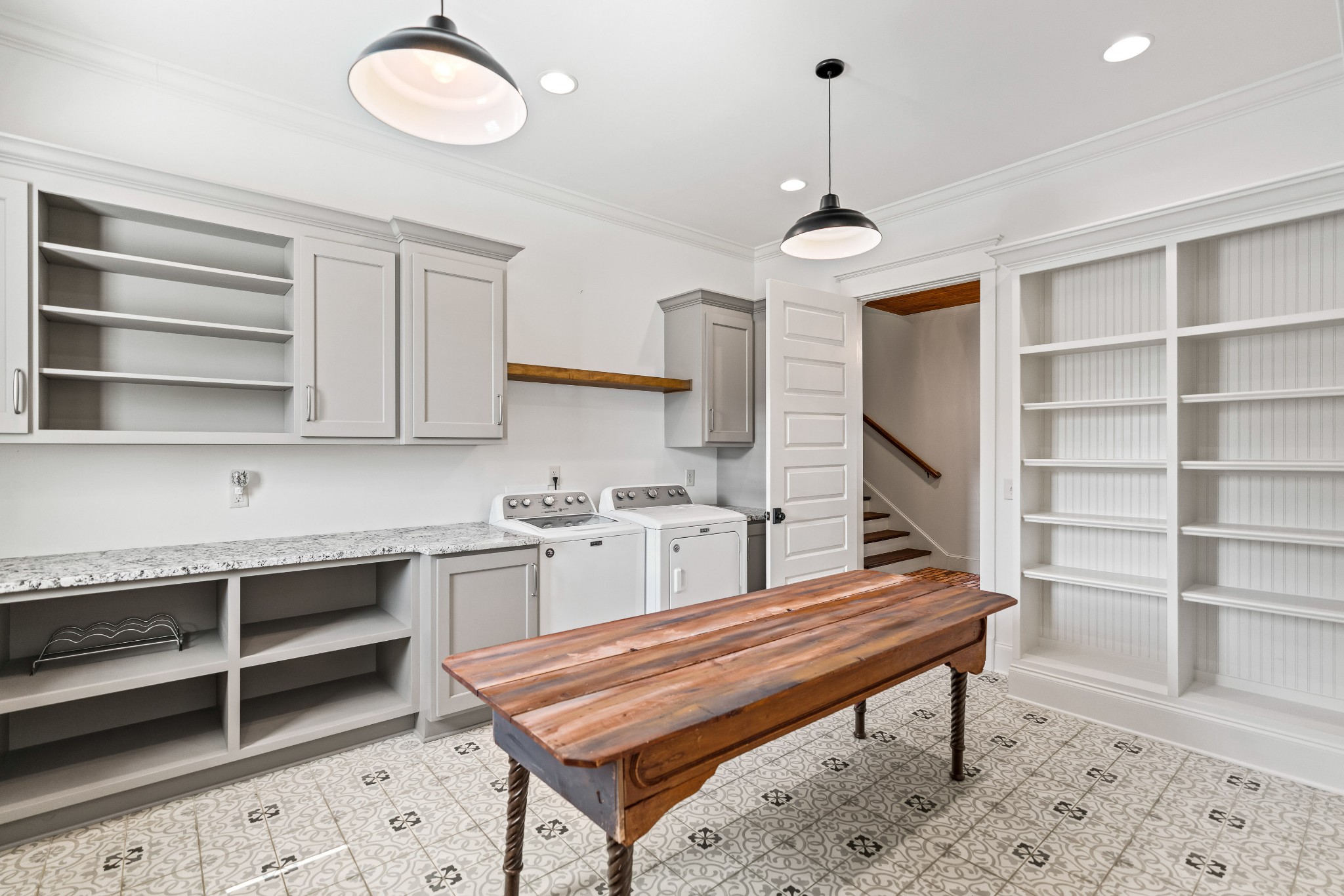 4108 Trinity Road College Grove, TN 37046 - Photo 49 of 70 a kitchen with sink cabinets and wooden floor
