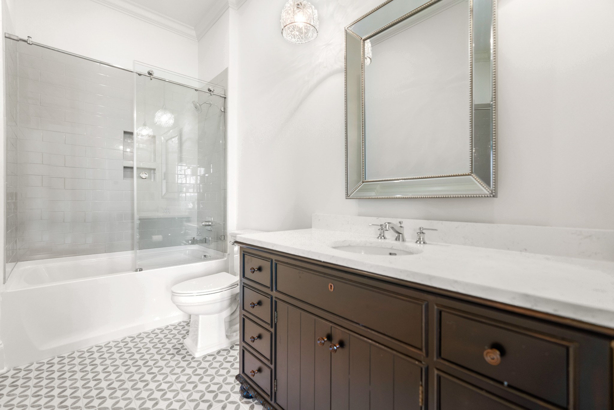 4108 Trinity Road College Grove, TN 37046 - Photo 64 of 70 a bathroom with a sink a toilet and shower