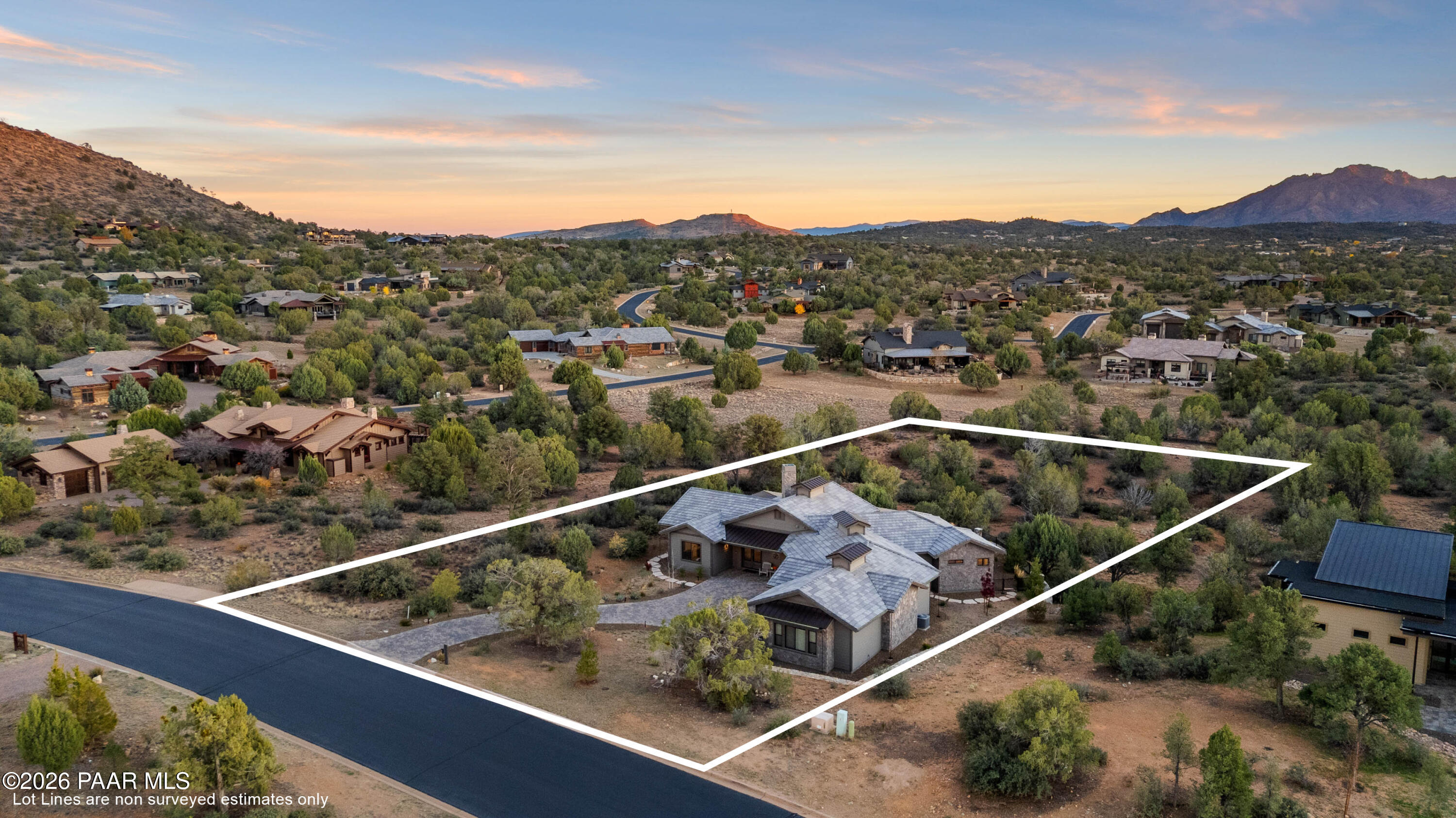 5475 West Three Forks Road Prescott, AZ 86305 - Photo 13 of 65 a view of a balcony with an ocean view