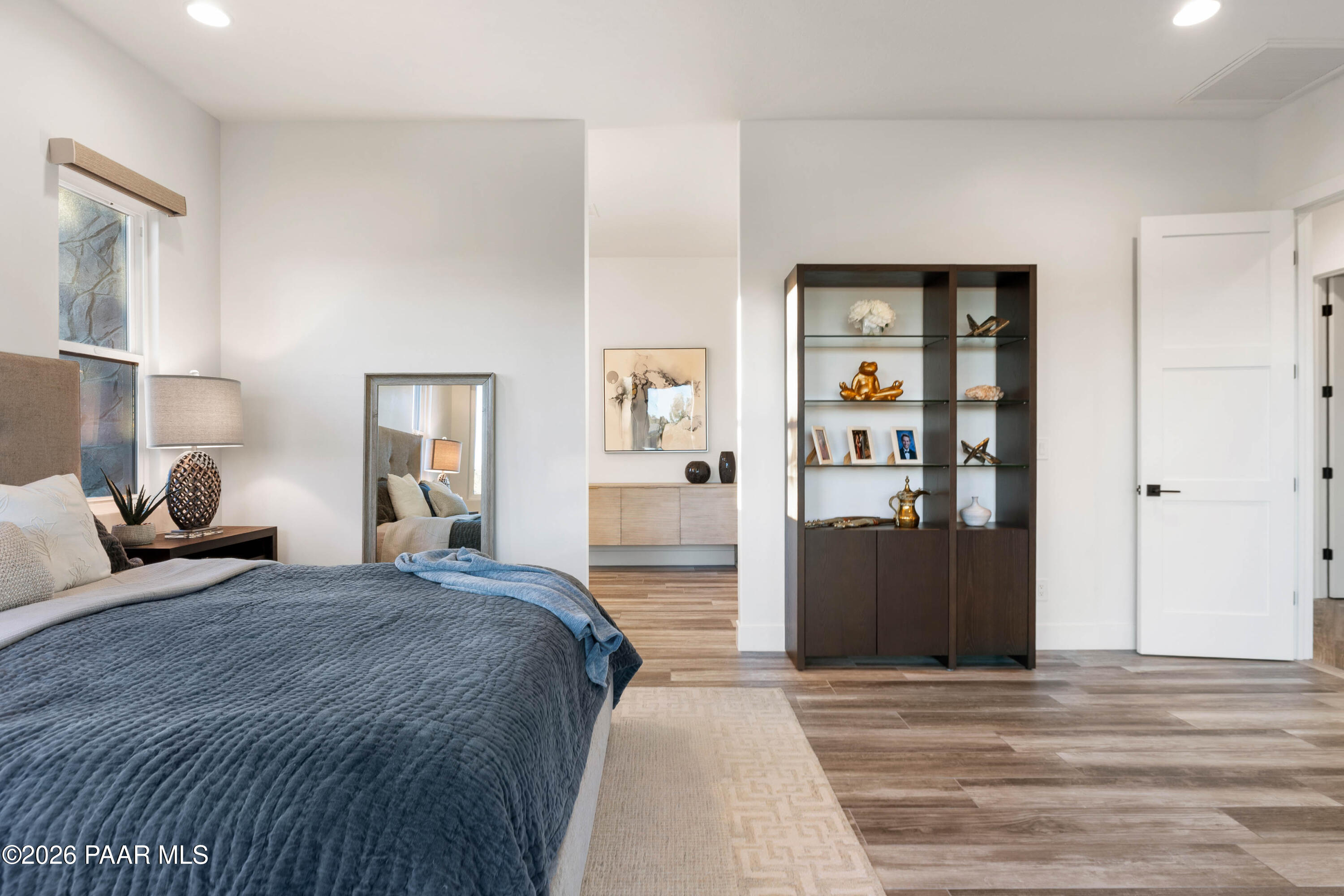 5475 West Three Forks Road Prescott, AZ 86305 - Photo 33 of 65 a bedroom with a bed and closet