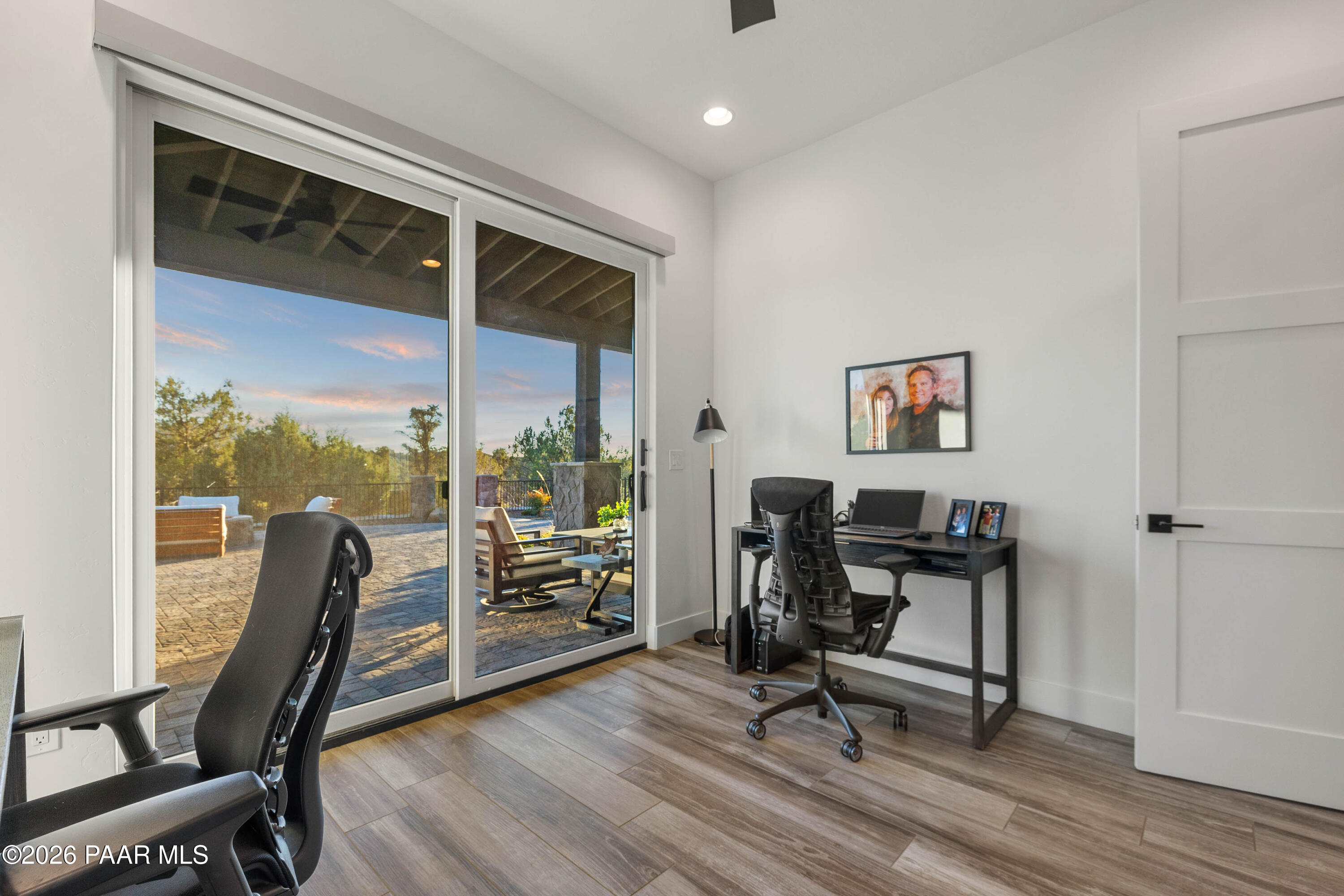5475 West Three Forks Road Prescott, AZ 86305 - Photo 46 of 65 a view of a workspace with furniture and a window