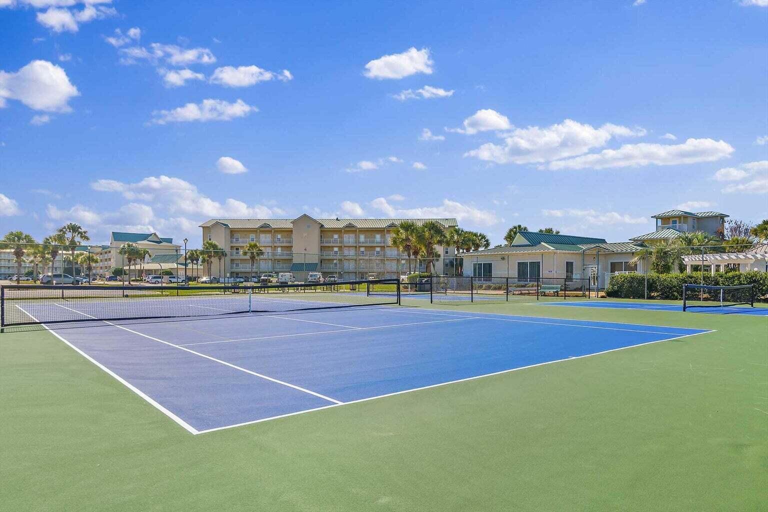 2606 Scenic Gulf Drive, Unit 4107 Miramar Beach, FL 32550 - Photo 33 of 55 a view of an outdoor space and basketball court