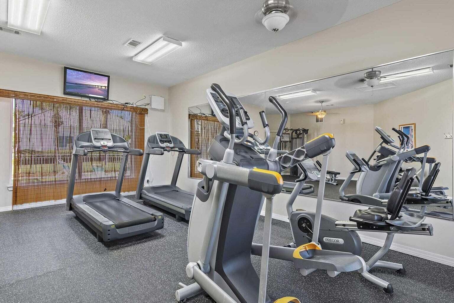 2606 Scenic Gulf Drive, Unit 4107 Miramar Beach, FL 32550 - Photo 40 of 55 a view of a room with gym equipment