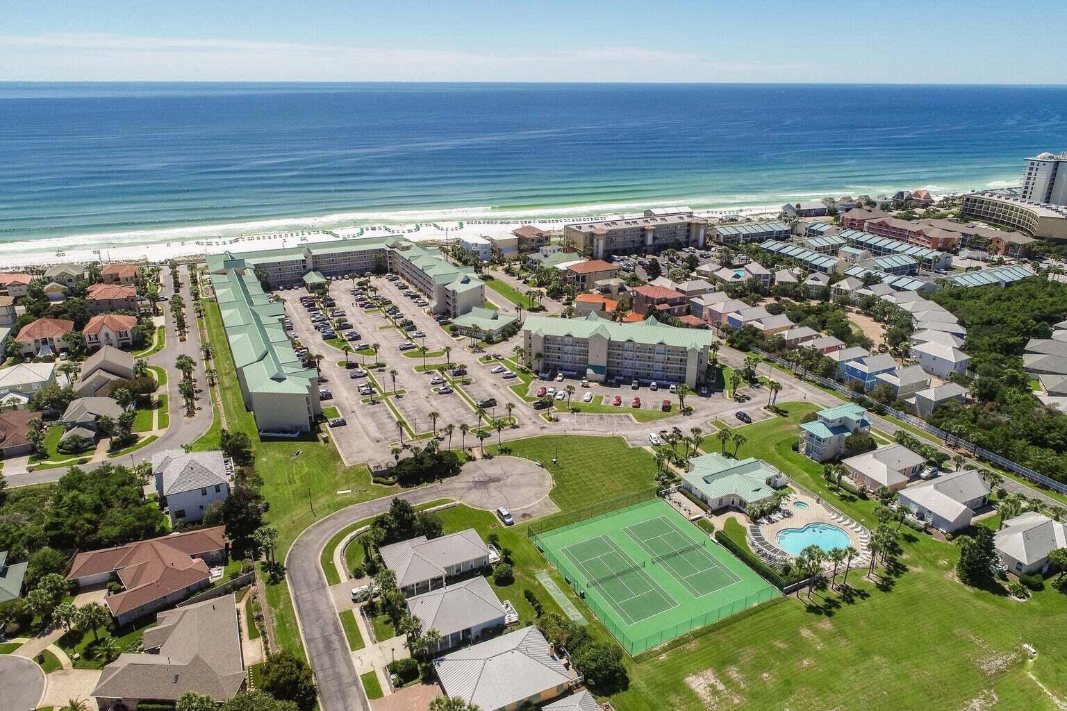 2606 Scenic Gulf Drive, Unit 4107 Miramar Beach, FL 32550 - Photo 47 of 55 an aerial view of a house with a outdoor space