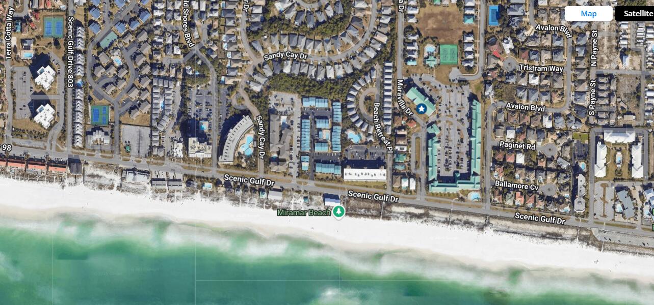 2606 Scenic Gulf Drive, Unit 4107 Miramar Beach, FL 32550 - Photo 53 of 55 a view of a yard with large trees