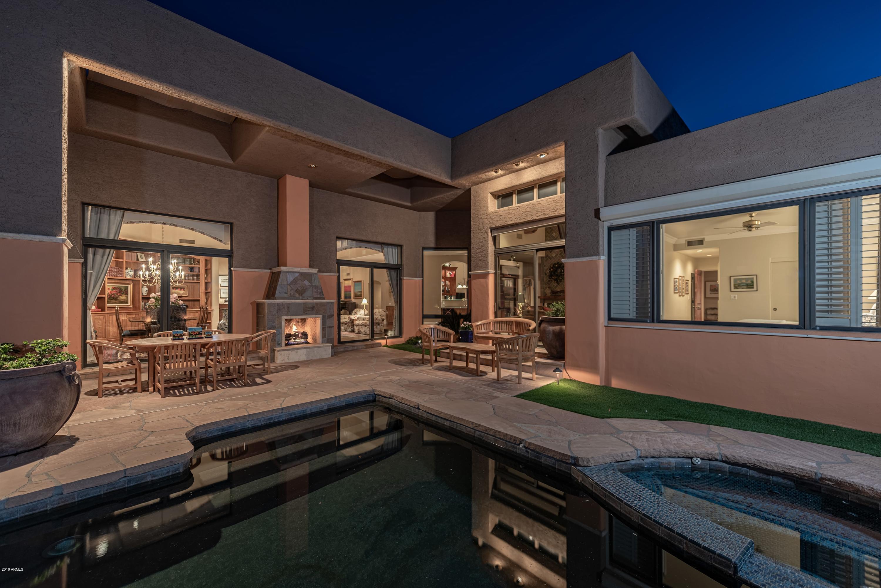 4450 East Camelback Road, Unit 9 Phoenix, AZ 85018 - Photo 38 of 41 041_Night Time Swim