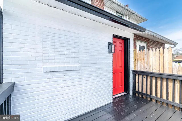 a view of front door