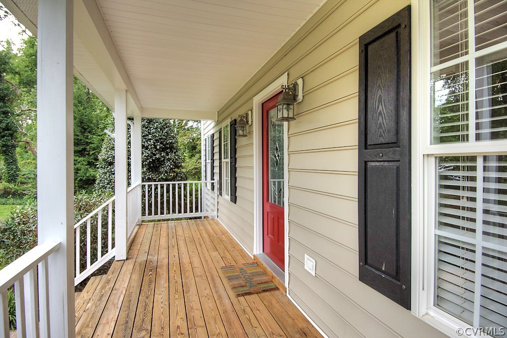 4036 Collingbourne Road Richmond, VA 23235 - Photo 2 of 43 a view of balcony with wooden floor