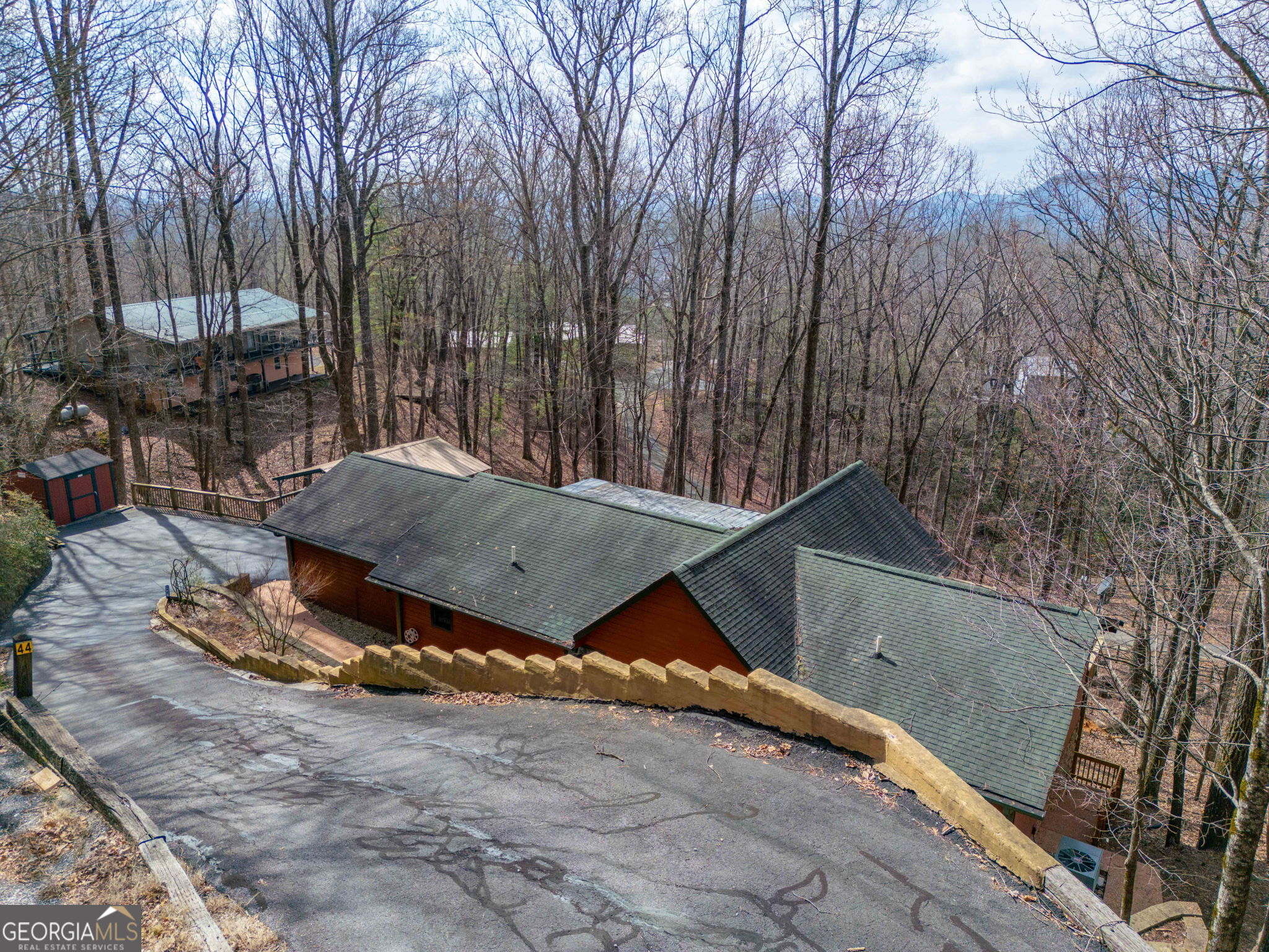 44 Juniper Trail Clayton, GA 30525 - Photo 60 of 87 a view of a backyard with wooden fence