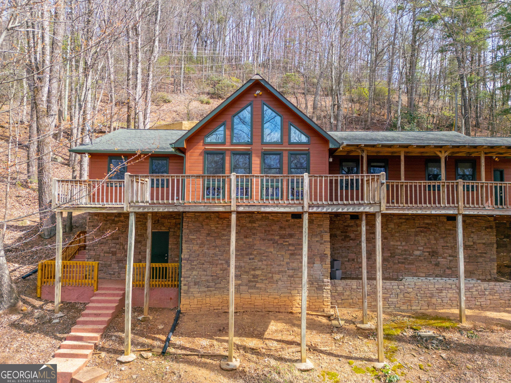 44 Juniper Trail Clayton, GA 30525 - Photo 64 of 87 a view of a house with wooden fence