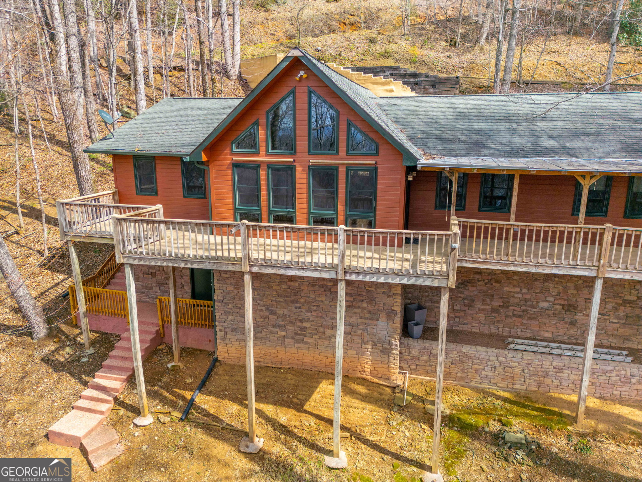 44 Juniper Trail Clayton, GA 30525 - Photo 67 of 87 a front view of a house with a yard