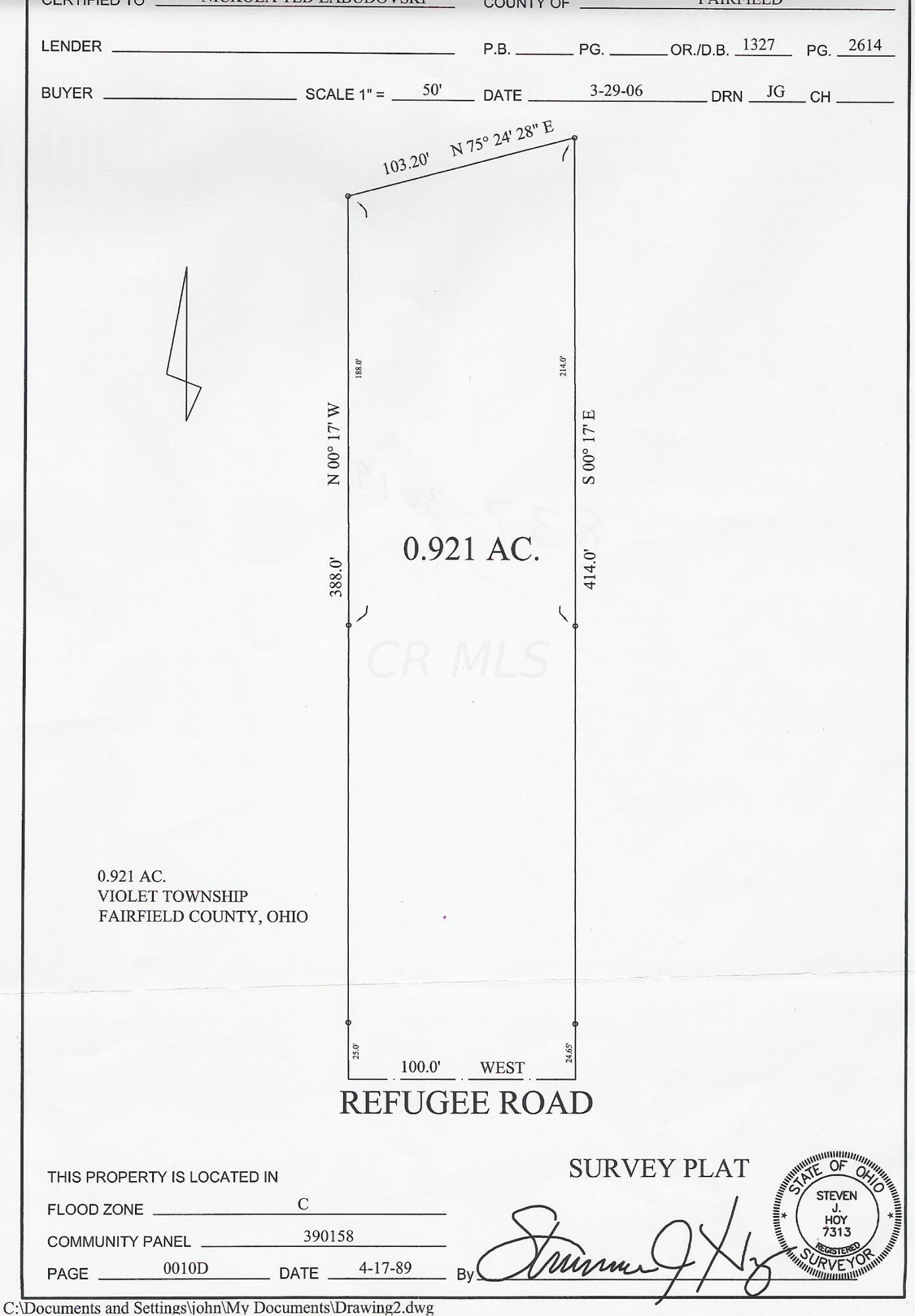 8260 Refugee Road Pickerington, OH 43147 - Photo 6 of 6 Site plan.